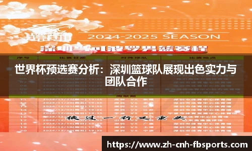 世界杯预选赛分析：深圳篮球队展现出色实力与团队合作